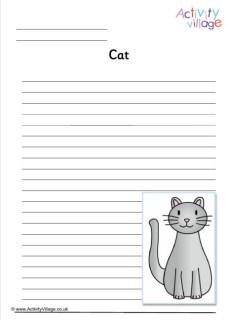 Pet Animal Writing Pages
