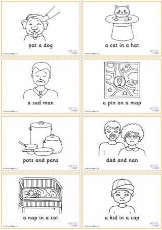 Phase Two captions - colouring pages