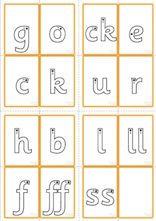 All Phase Two Letters - Tracing Cards - Arrows