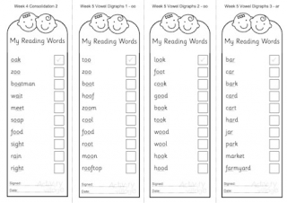 Phase Three Reading Practice Slips