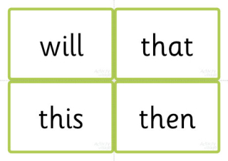 Phase Six Word Cards - High Frequency Words - Phase Three Decodable Words