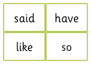 Phase Six Word Cards - High Frequency Words - Phase Four Tricky Words