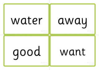 Phase Six Word Cards - Next 200 Common Words - In Order Of Frequency