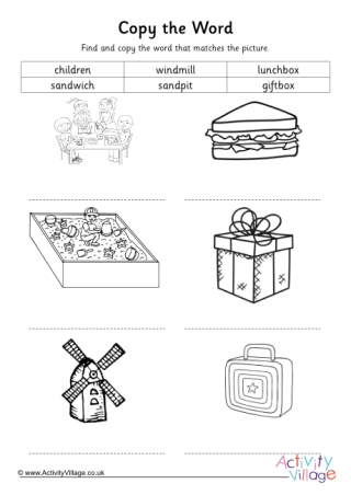 Phase Four Copy the Word Worksheets - Polysyllabic Words