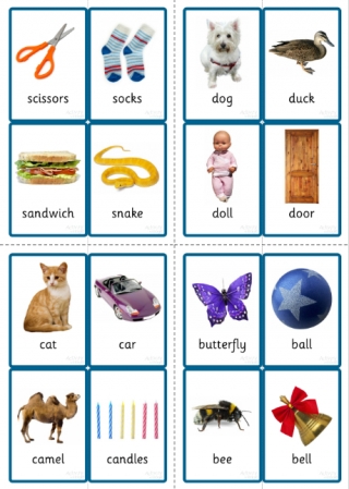 Phonics Phase One Initial Sounds Snap Cards 2