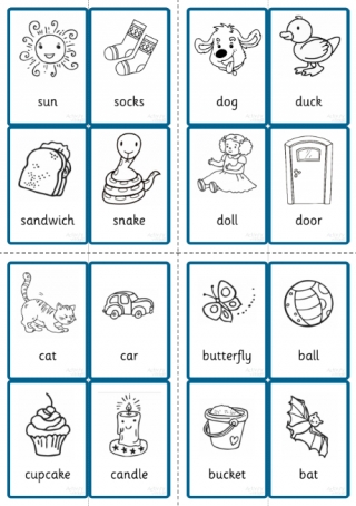 Phonics Phase One Initial Sounds Snap Cards