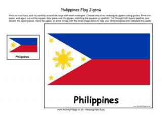 Philippines Flag Jigsaw