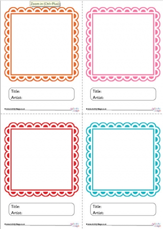 Picture Frames Pack 8