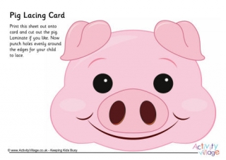 Pig Lacing Card 2