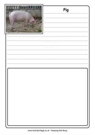 Pig Notebooking Page