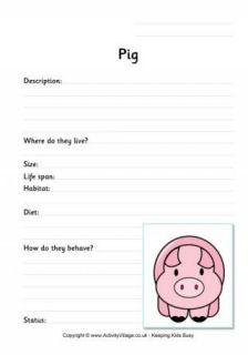 Pig Worksheets