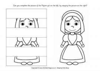Complete the Pilgrim Girl Puzzle