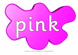 Pink Poster Splats