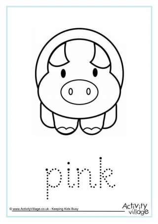 Pink Word Tracing