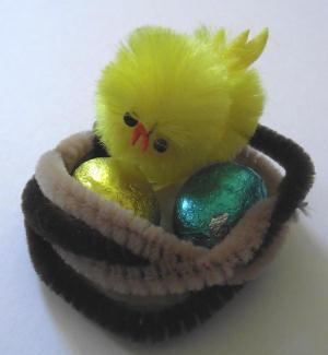 Pipe Cleaner Nest Craft