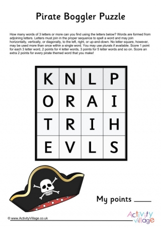 Pirate Boggler Challenge