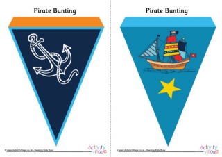 Pirate Bunting - Large