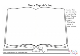 Pirate Captain's Log Writing Prompt