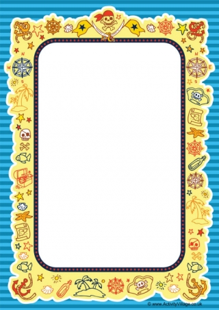 Pirate Doodle Frame - Portrait