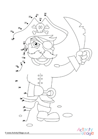 Pirate Dot to Dot 2