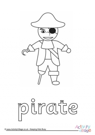 Pirate Finger Tracing
