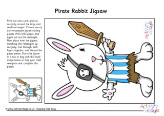 Pirate Rabbit Jigsaw