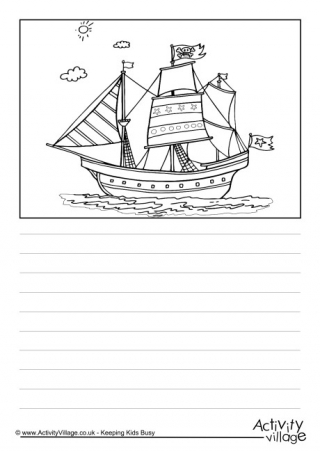 Pirate Ship Story Paper 2