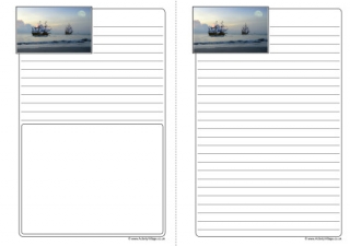 Pirate Ships Notebooking Pages