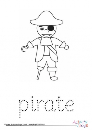 Pirate Word Tracing