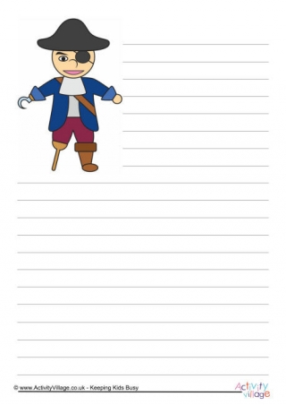 Pirate Writing Paper 3