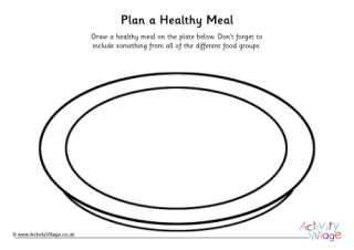 Plan a healthy meal activity