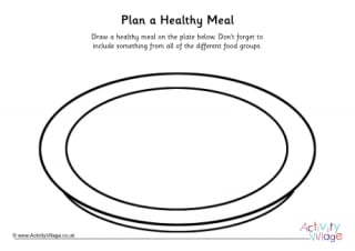 Plan a healthy meal activity