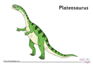 Plateosaurus Poster