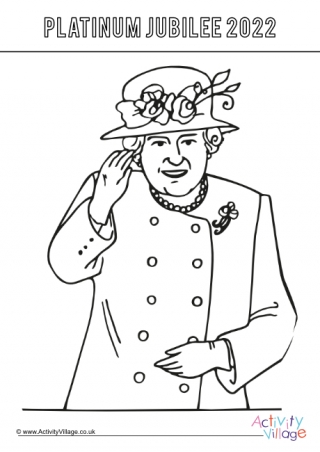 Platinum Jubilee Balcony Appearance Colouring Page