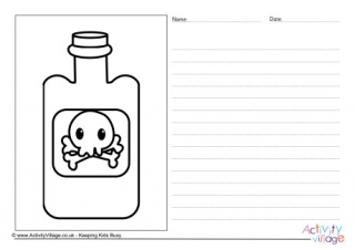 Poison Bottle Story Paper