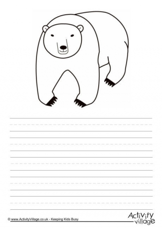 Polar Bear Story Paper