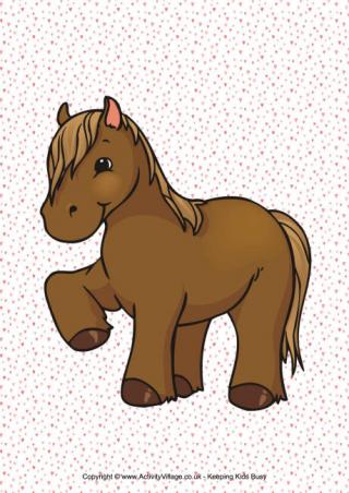 Pony Heart Poster