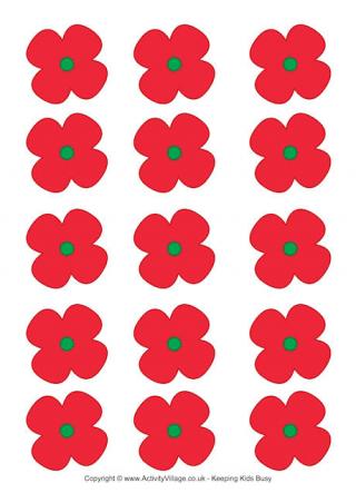 Poppies Printable
