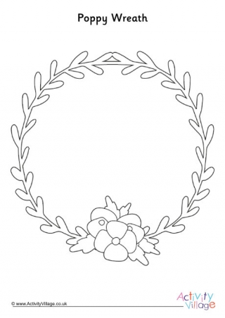 Poppy wreath 2