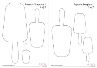 Popsicle Template 1