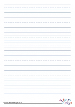 Portrait Handwriting Lines 1.4cm Assorted Colours