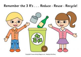 Poster - Kid's Recycling! 