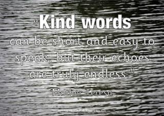 Poster - Kind Words