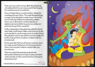 The Story of Prahlad and Holika Flipbook