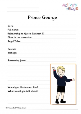 Prince George Worksheet