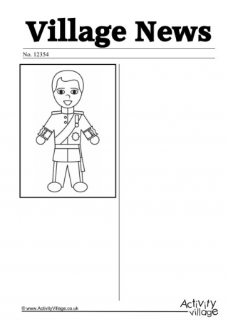 Prince William Newspaper Writing Prompt