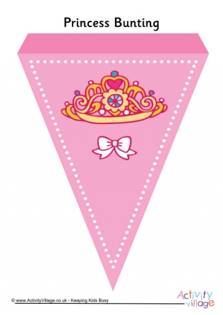 Princess Bunting Large