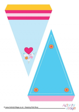Princess Bunting Small
