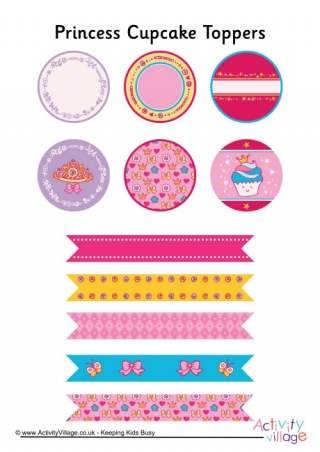 Princess Cupcake Toppers