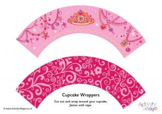 Princess Cupcake Wrappers